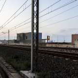 Uno scorcio della linea ferroviaria